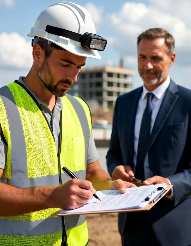 Employer and new hire at a workplace in Atlantic Canada